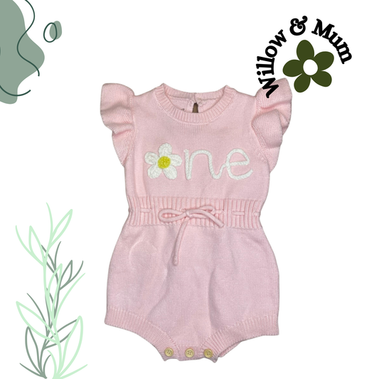 "One" Romper