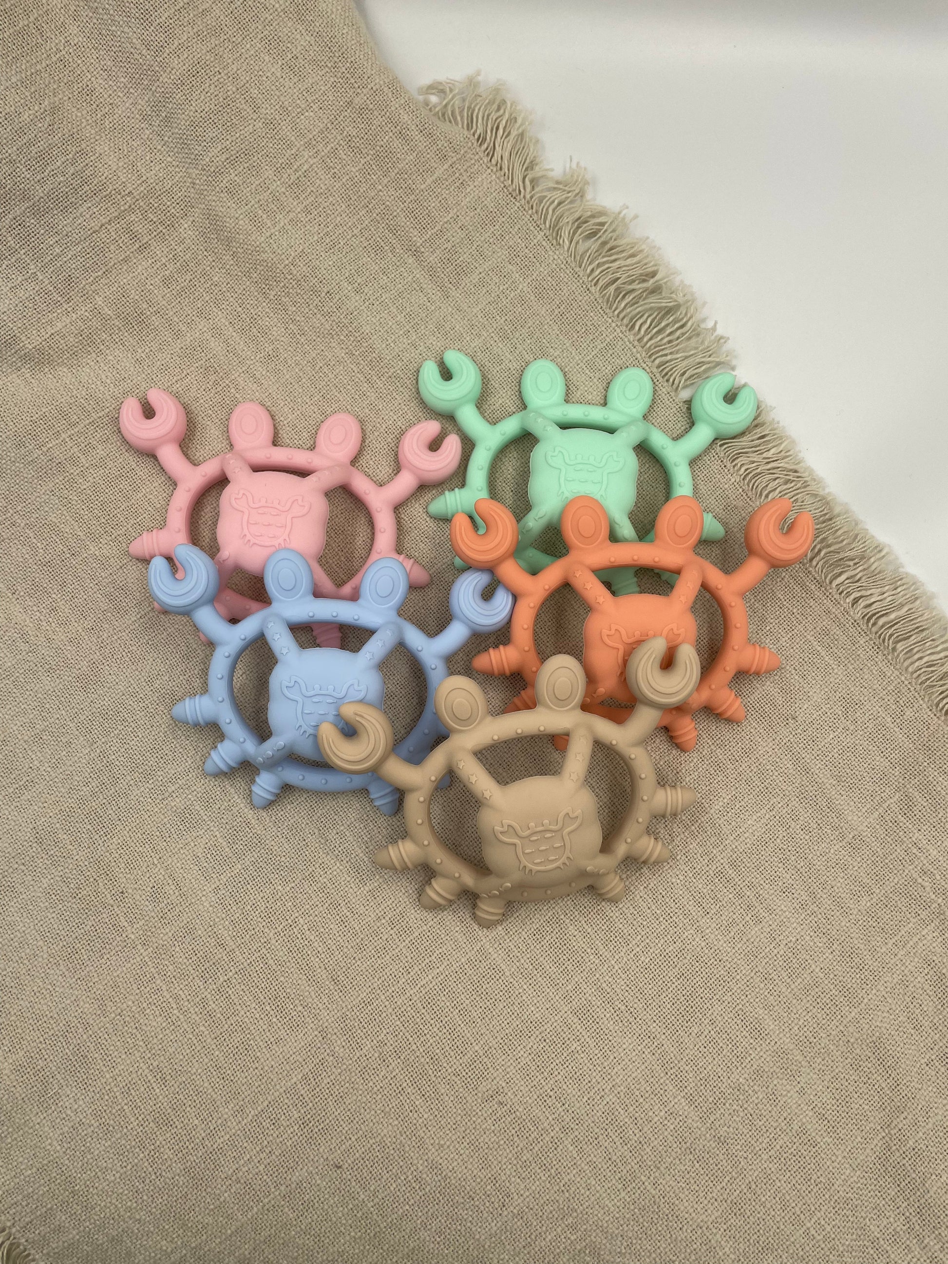 Silicone Crab Teether