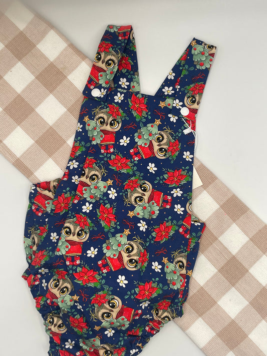 Owl Christmas Romper