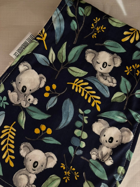 Baby Burp Cloth | Navy Koalas