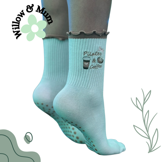 Pilates Grip Socks | Coffee