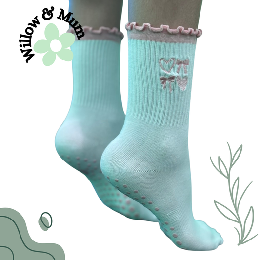 Pilates Grip Socks | Bows