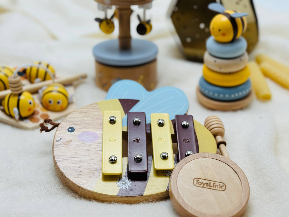 Wooden Bumble Bee Xylophone