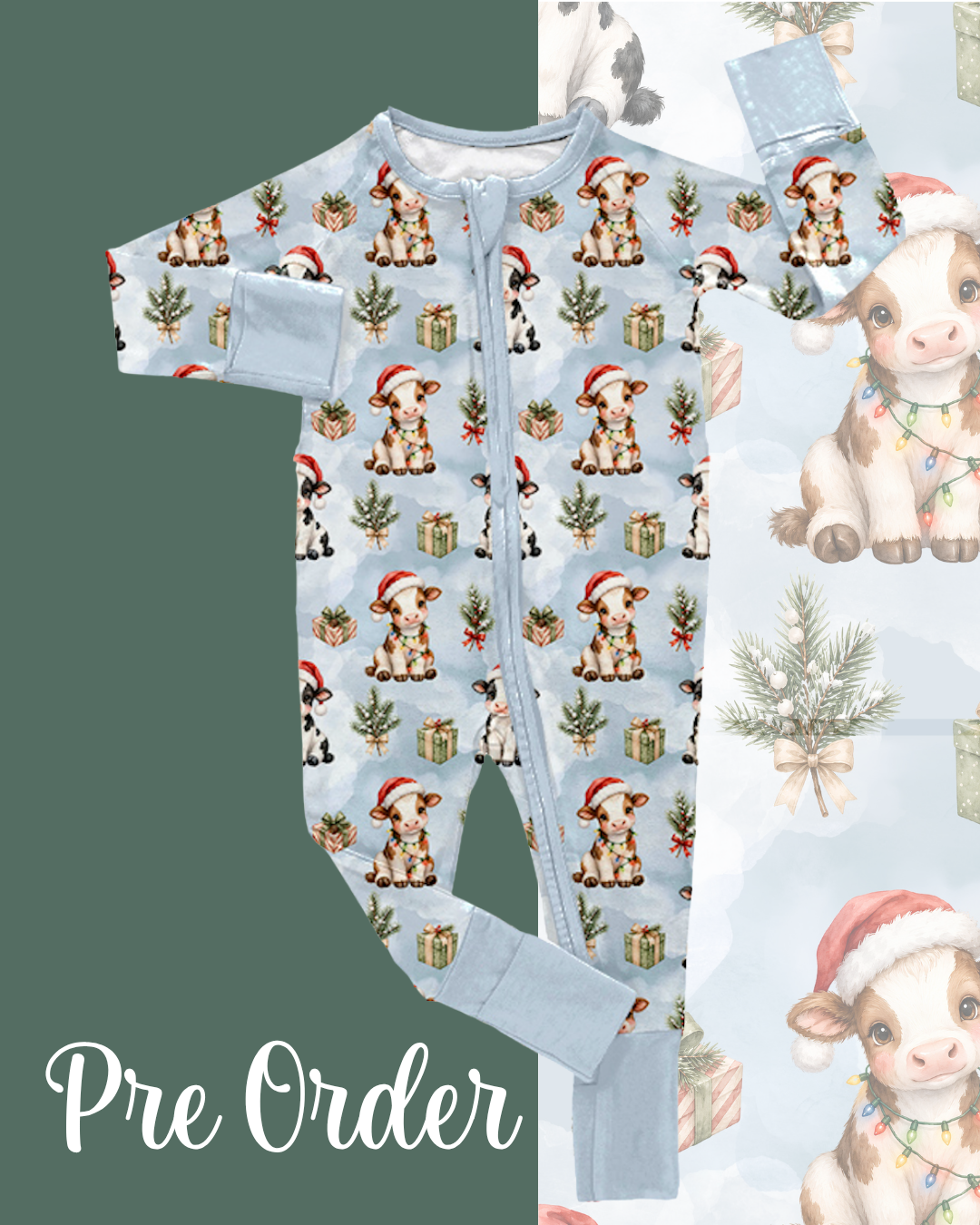 PRE ORDER Organic Growsuit | Cows Chrissy