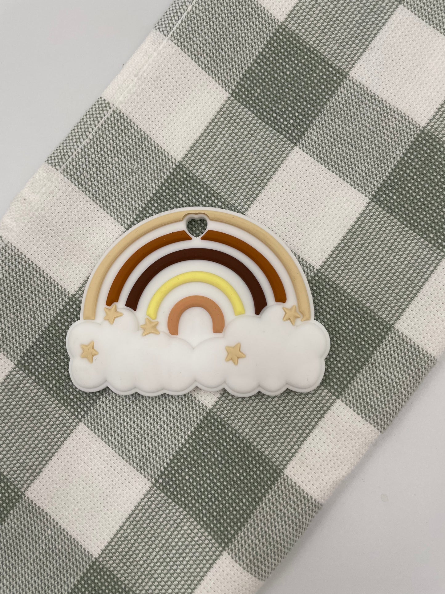 Beige Clouds Silicone Teether