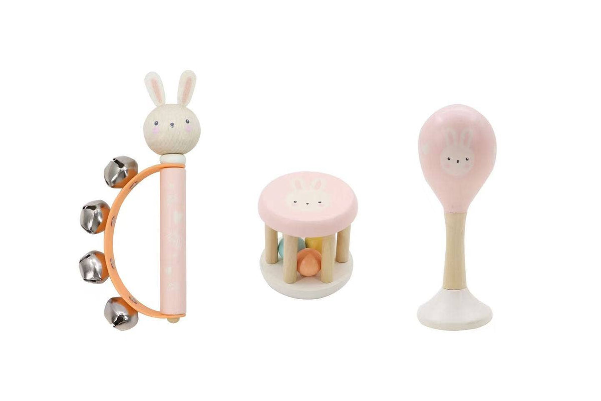 Toyslink Wooden Baby Musical Set-Bunny