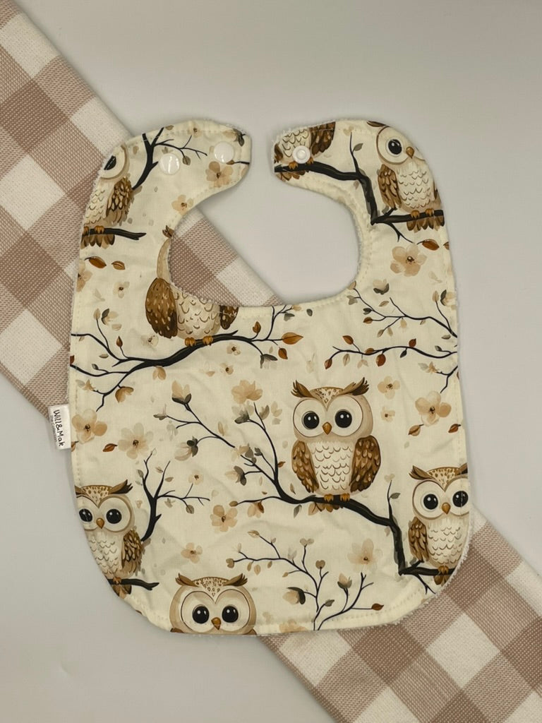Baby Bib | Owls