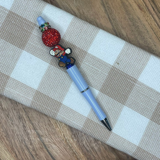 Beaded Pen | Mario