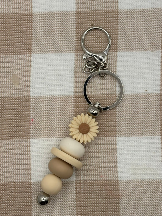 Keychains | Tan flower