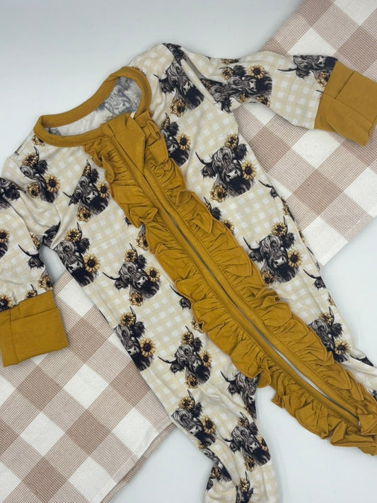 Yellow Cows Organic Growsuit