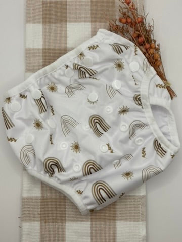 Swim Nappy’s  | Bohoo Rainbows Tan