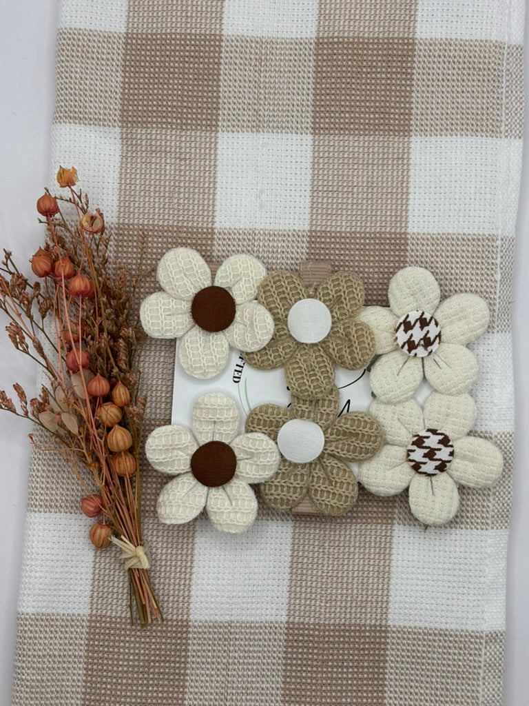 Baby | Hair Bow Clips | Flowers 2