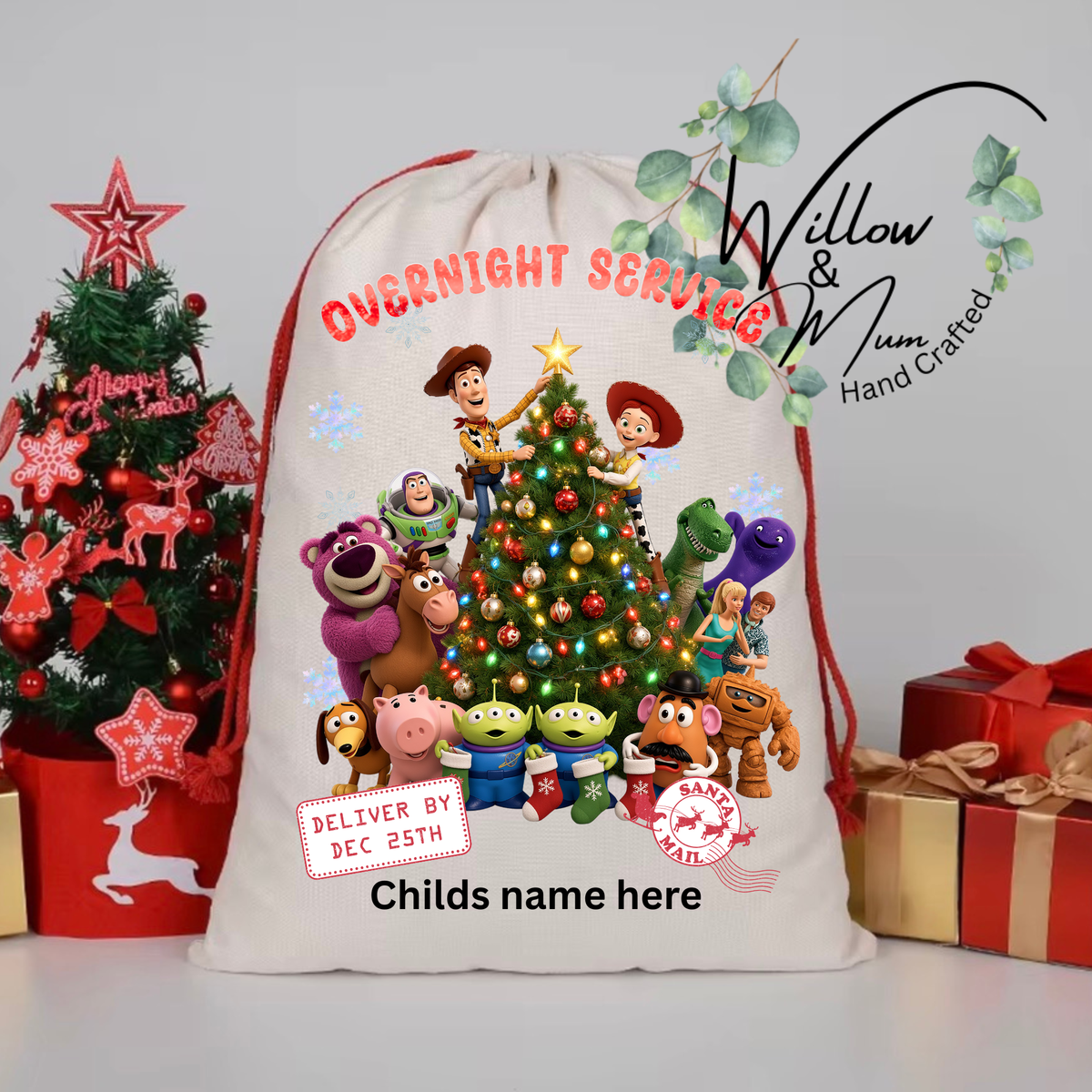 Santa Sack Toys Story