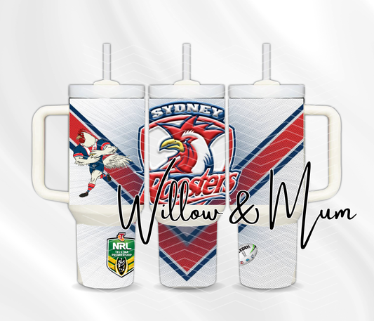 40oz Tumbler | NRL | Roosters