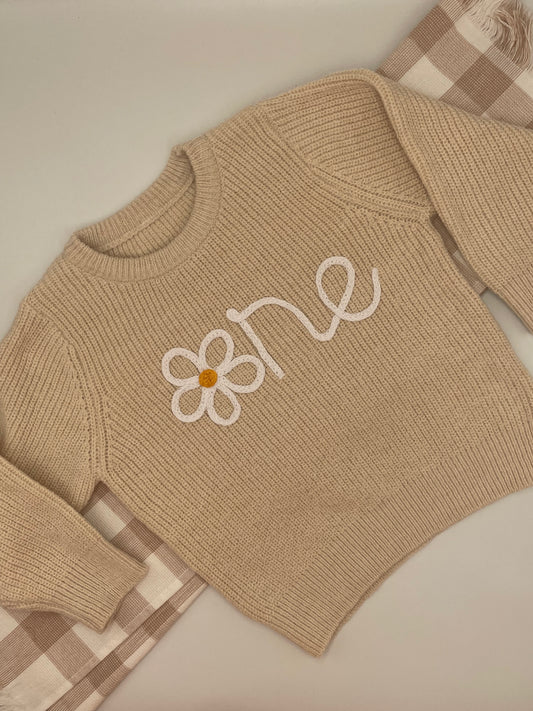 "One" Knit Jumper