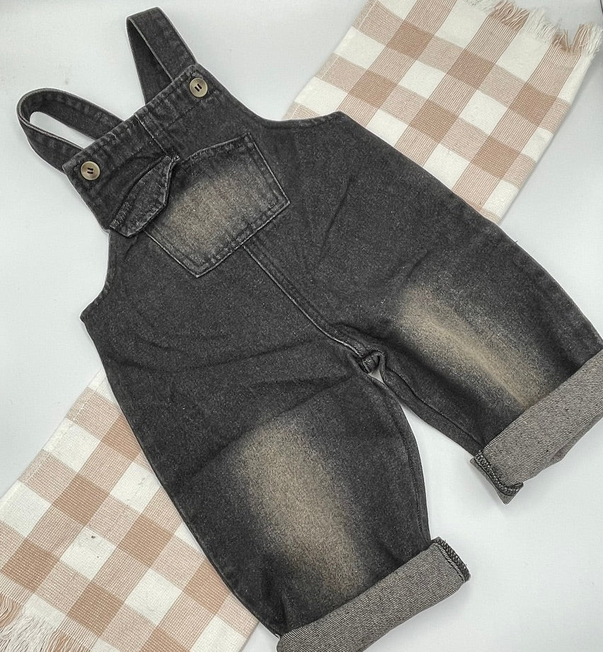 Will&Mak Denim Overalls Black