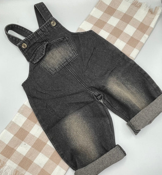 Will&Mak Denim Overalls Black