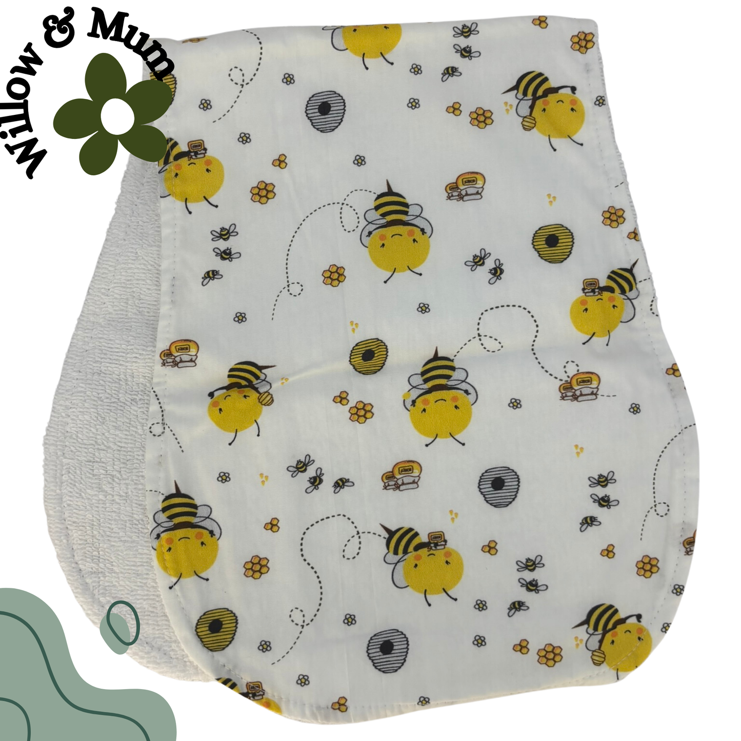 Baby Burp Cloth | The Bee