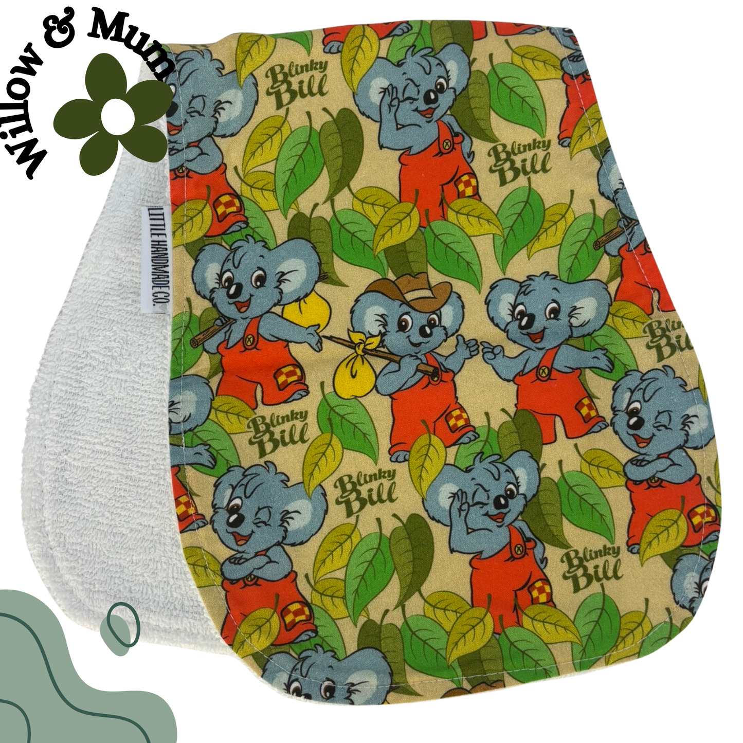 Baby Burp Cloth | Blinky