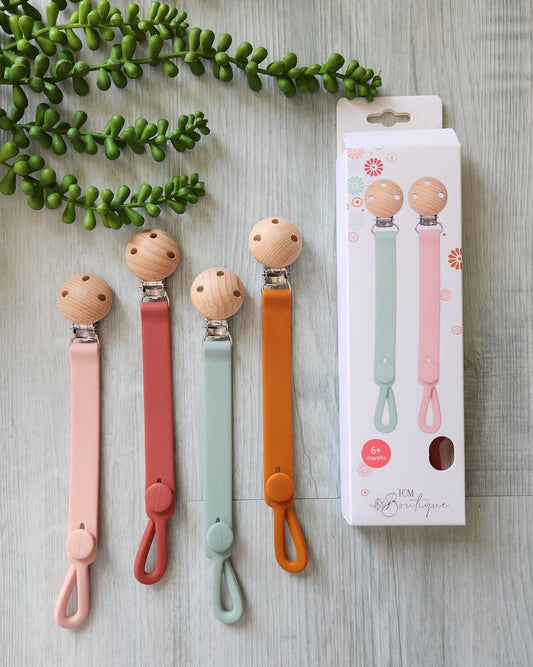 Silicone Dummy Chain 2 Pack | Baby