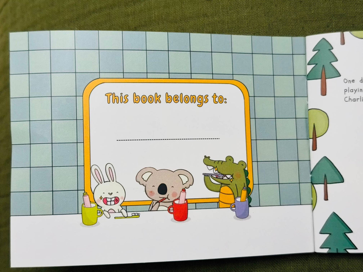 Wooden Happy Teeth Duo with Story Book-Crocodile