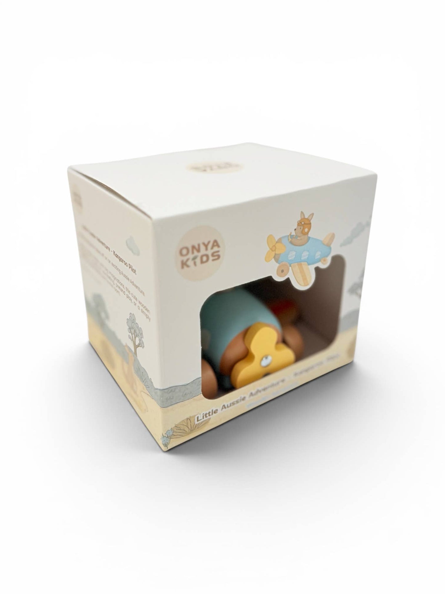 Onya Kids Wooden Kangaroo Airplane