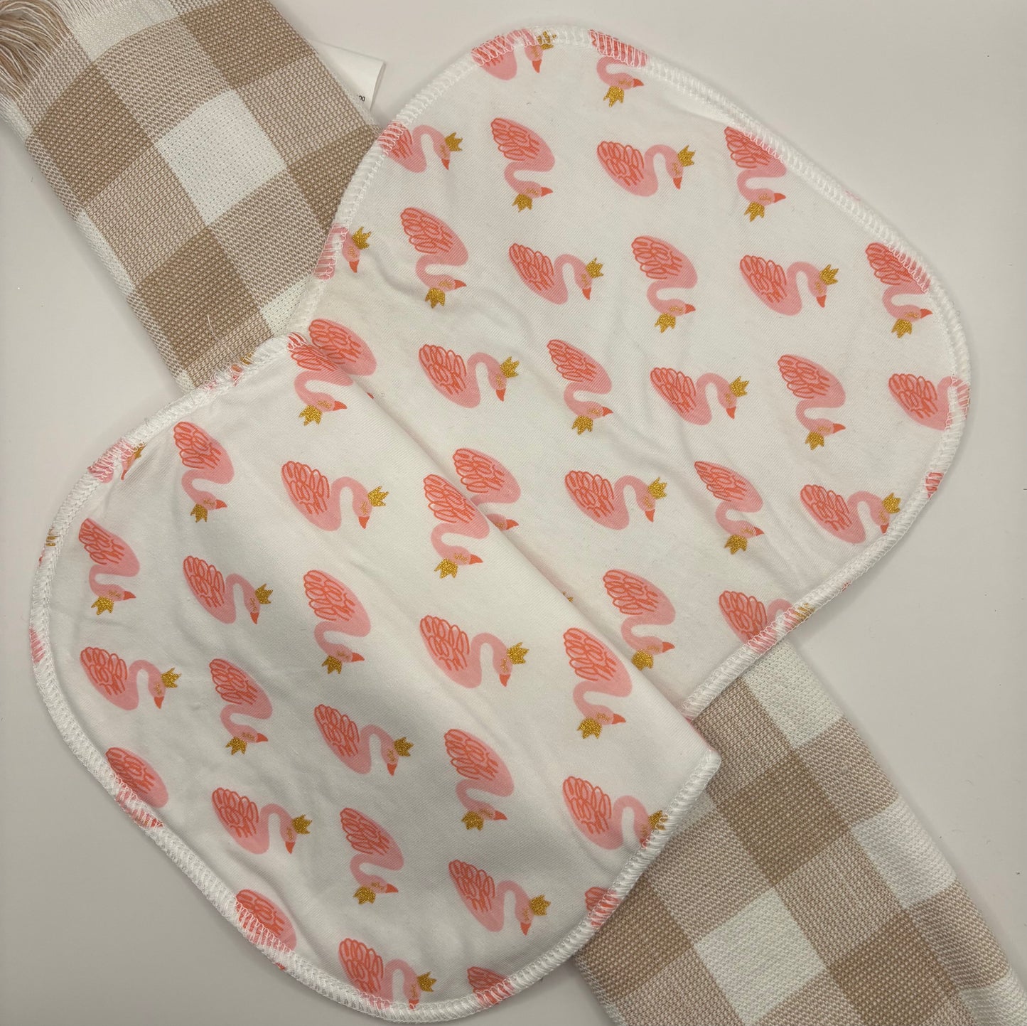 Baby Burp Cloth | Swans