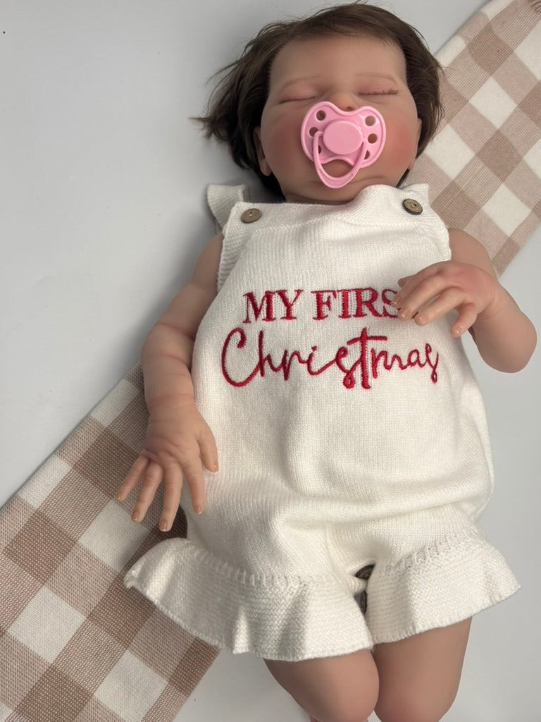 My First Christmas Romper