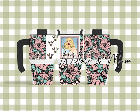 20oz Tumbler w Handle | Taylor Swift | 8