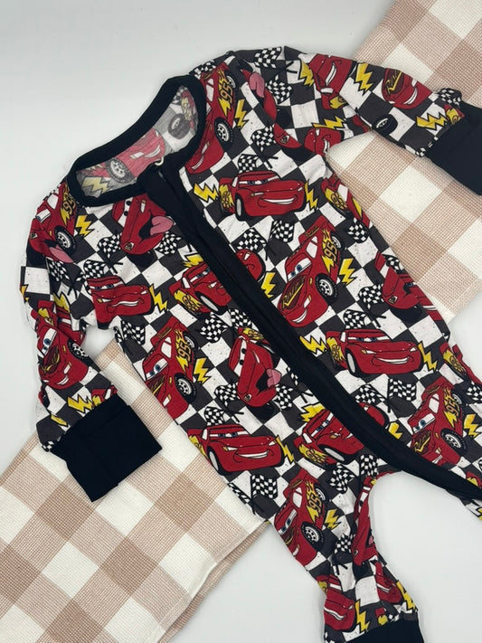Cars Organic Bamboo Growsuit