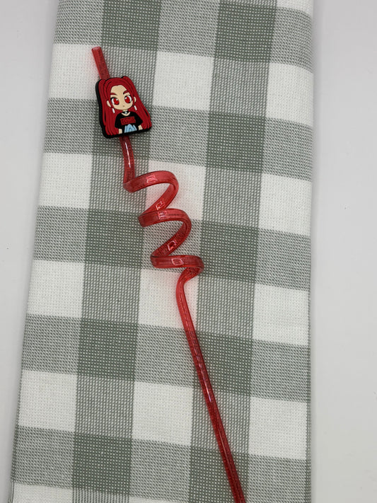 K-Pop Swirly Straw Mira