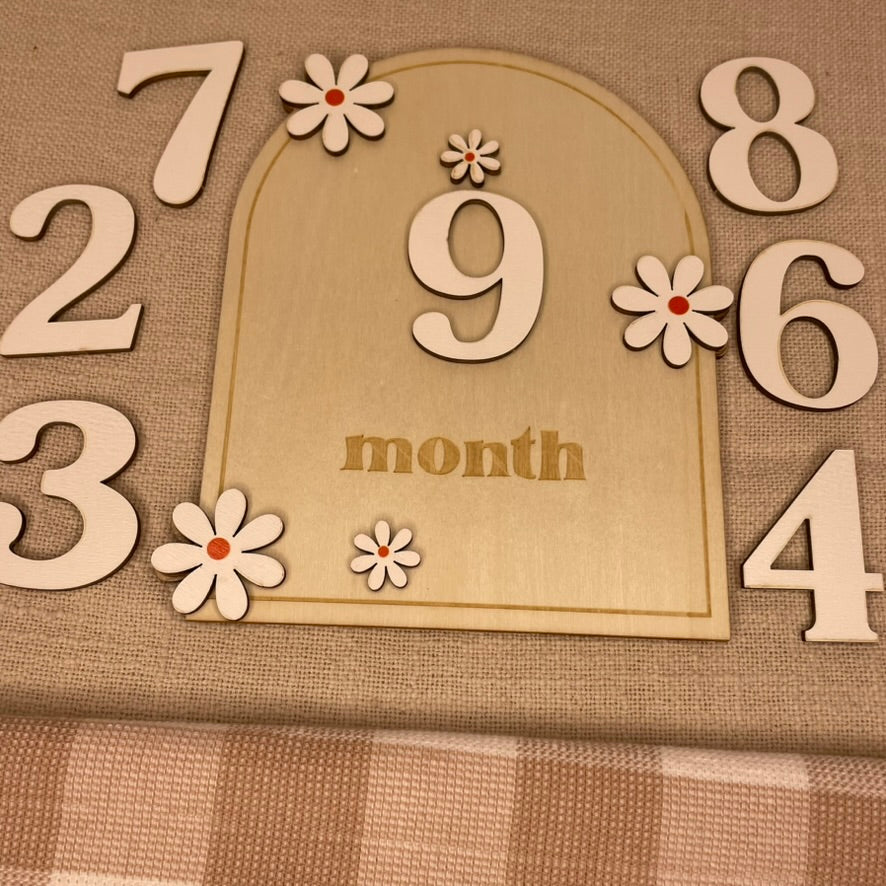 Wooden Milestone Sign Arch
