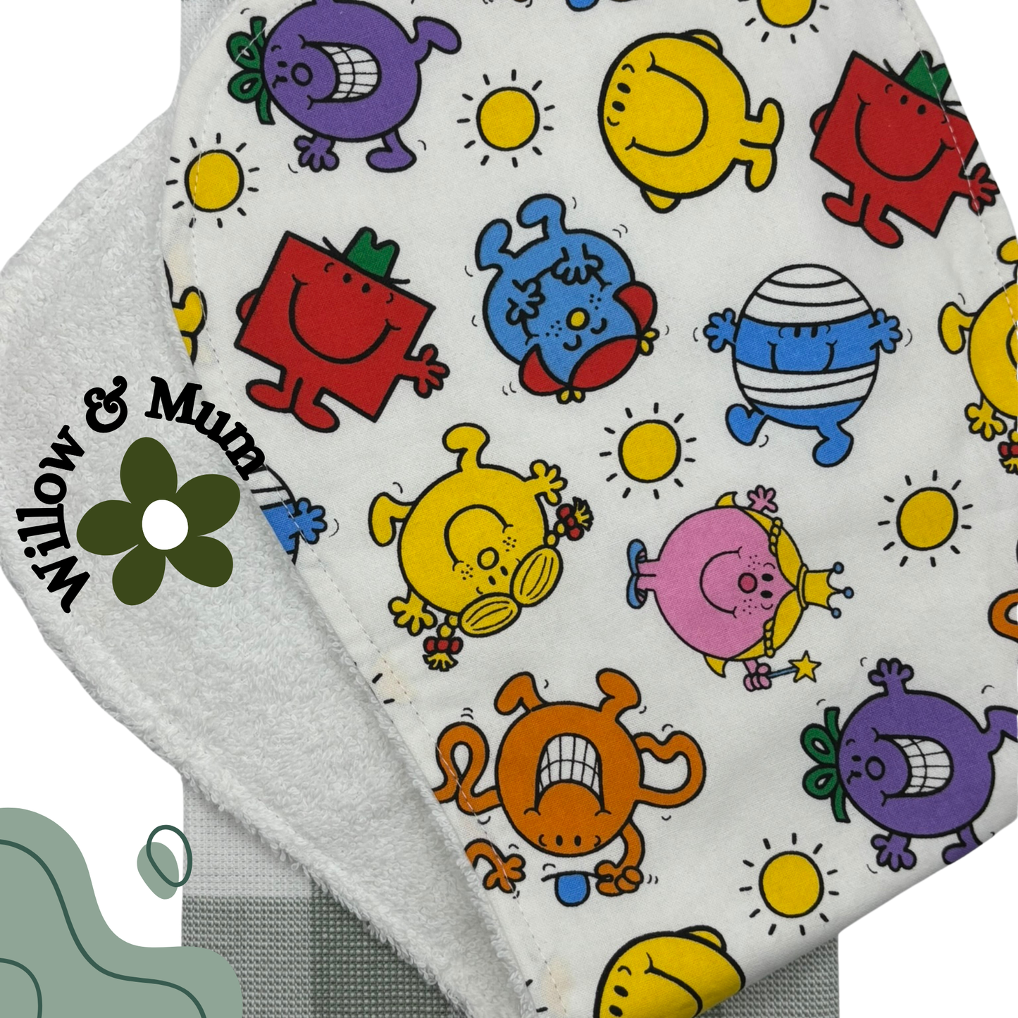 Baby Burp Cloth |Little miss & Mr Man