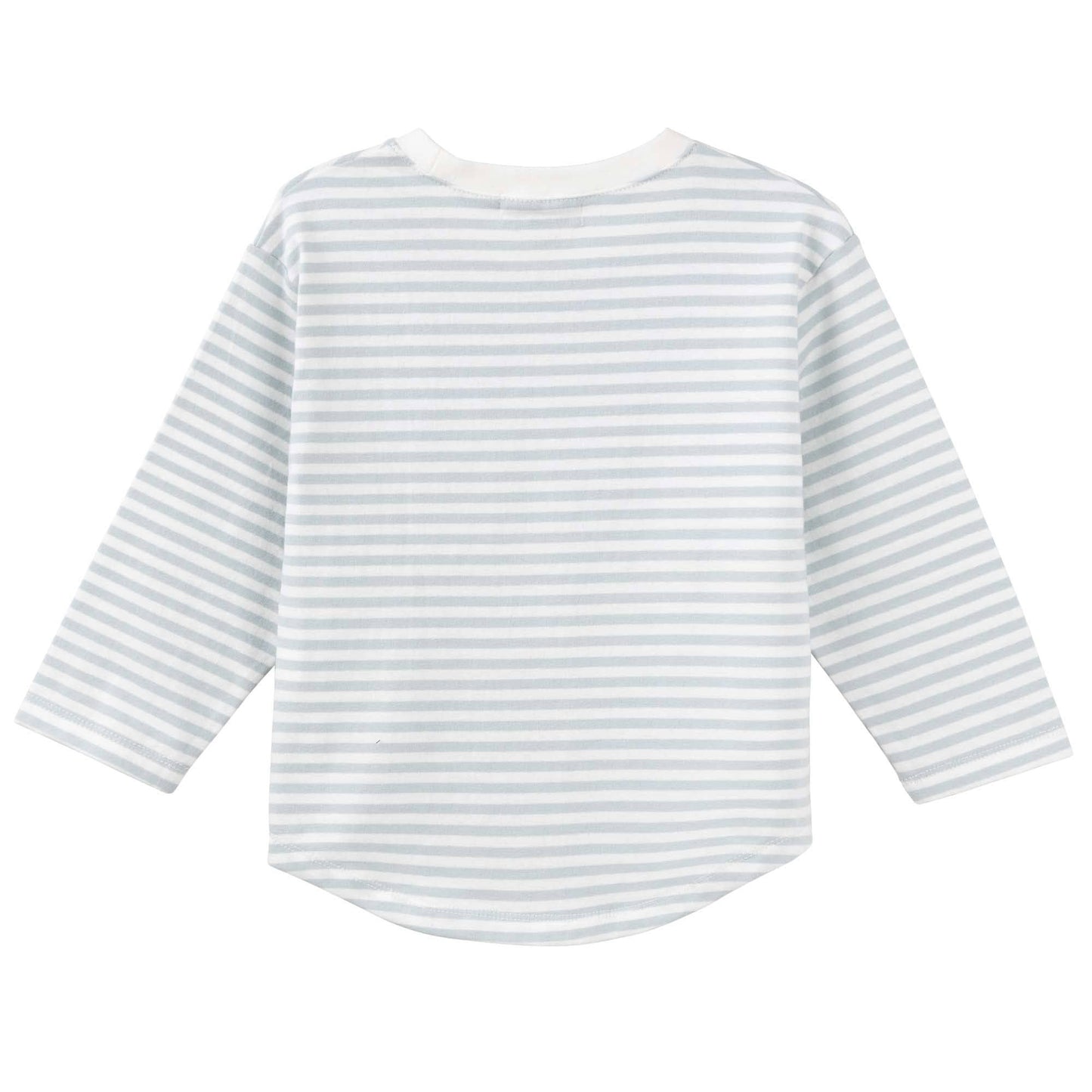 Harvey L/S Stripe T-Shirt - Ice Blue