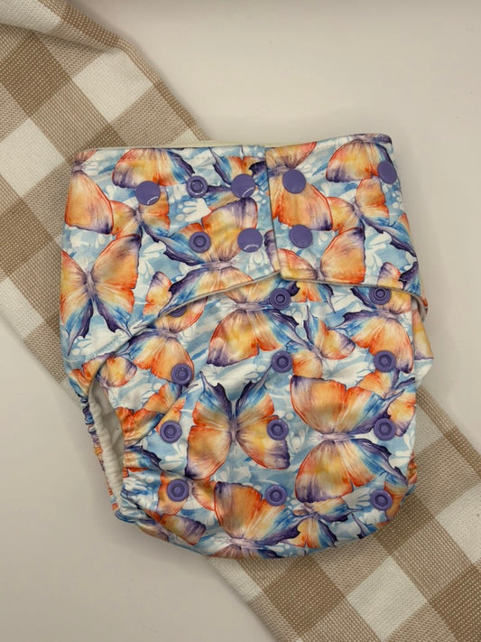 Modern Cloth Nappy | Baby | Butterflies