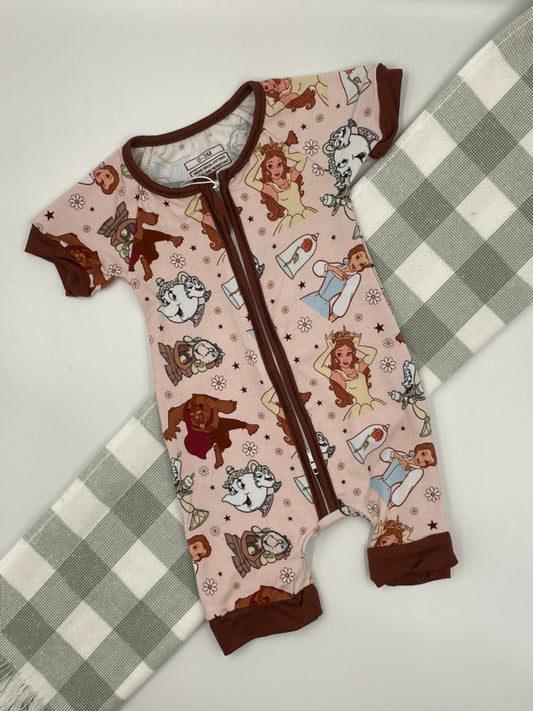 Beauty & Beast Romper | 0-3M