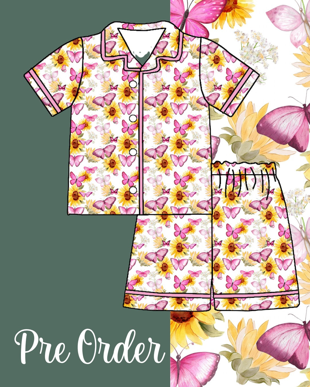 PRE ORDER Organic 2pcs Set | Butterflies