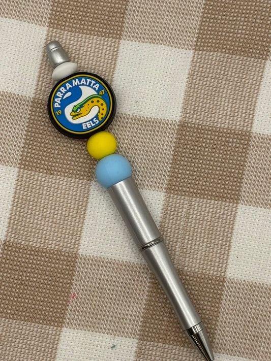 Beaded Pen | NRL | Eels