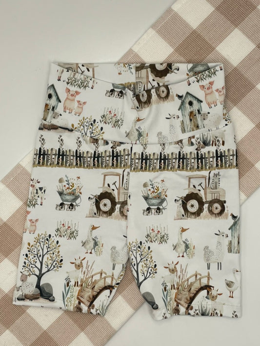 Handmade Bike Shorts | Farm Yard