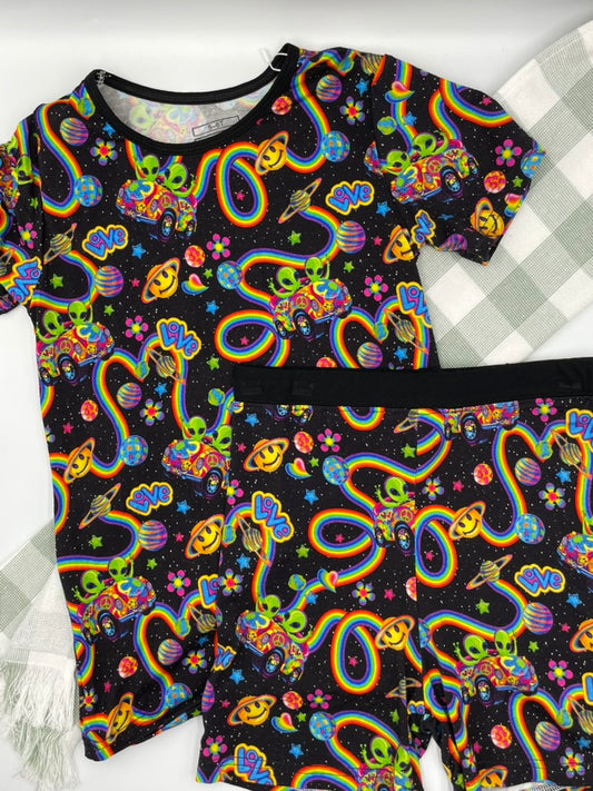 Rainbow hippy 2pcs summer sets | T5-6