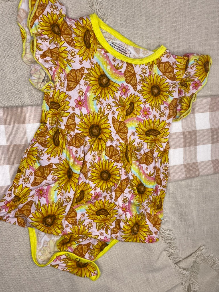 Sunflower Dress Bodysuit | T3