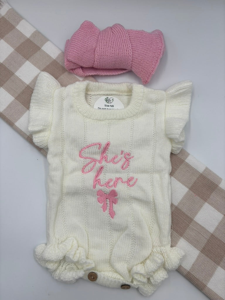 She's Here "summer" Hot Pink