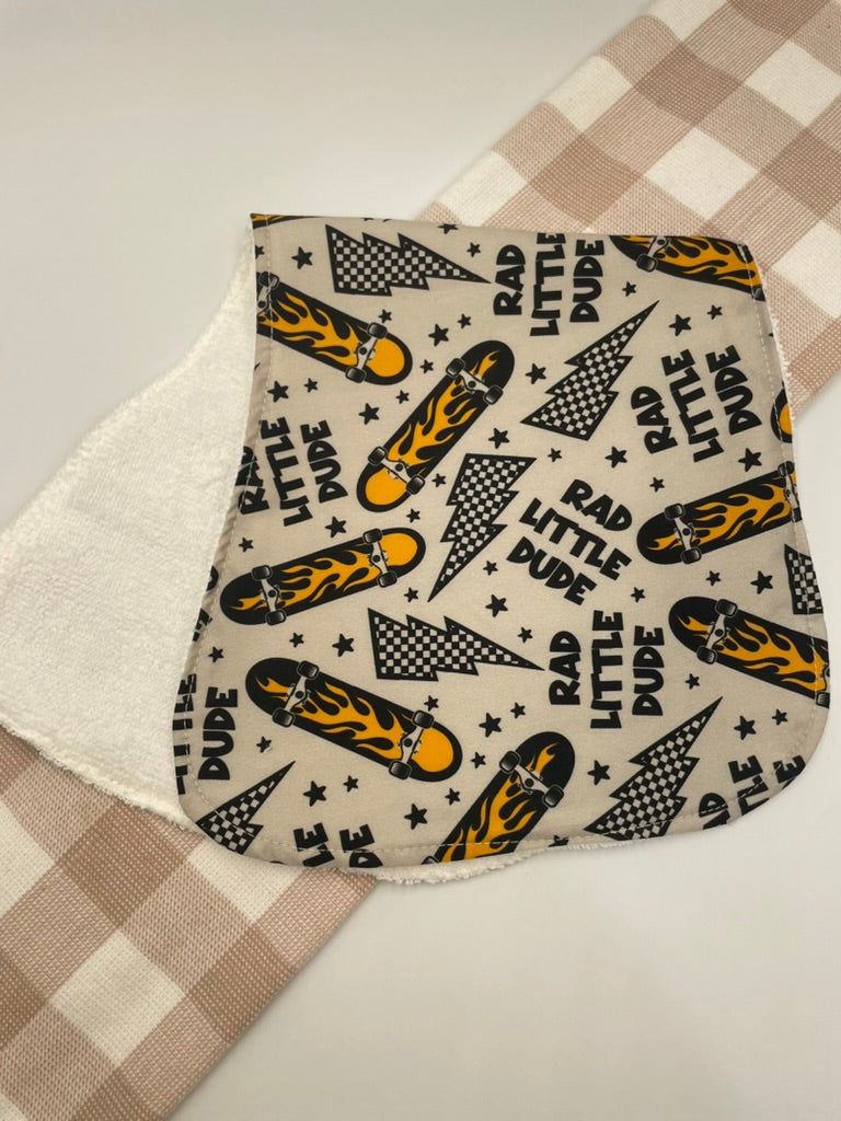 Large Baby Burp Cloth | Little Dude