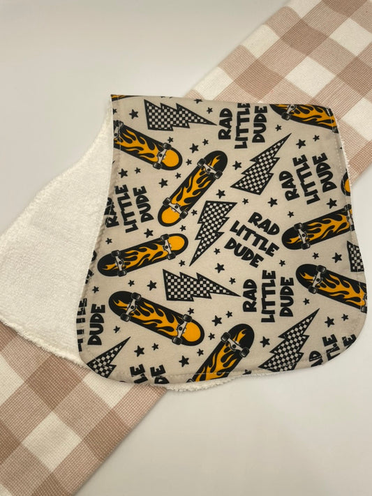 Large Baby Burp Cloth | Little Dude