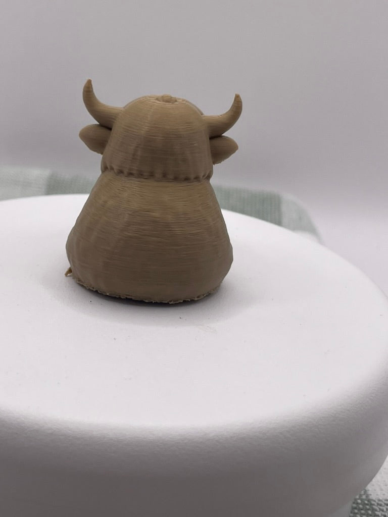 3D printed Cow Keychain