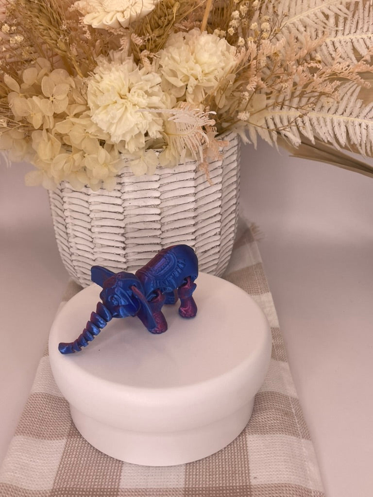 3D Printed | Bubba Elephant | Purple