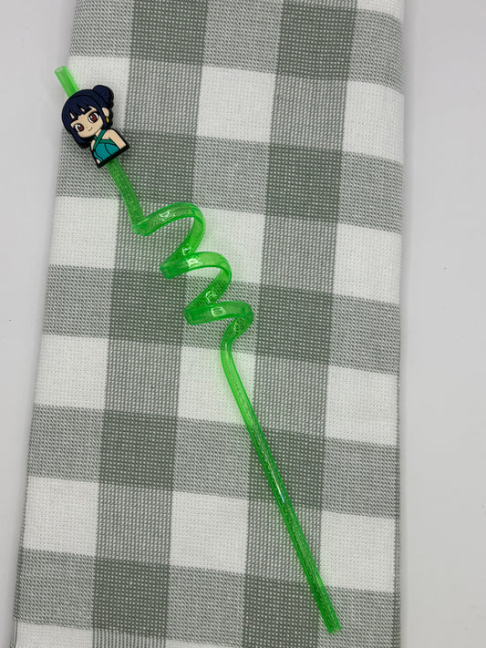 K-Pop Swirly Straw Zoey