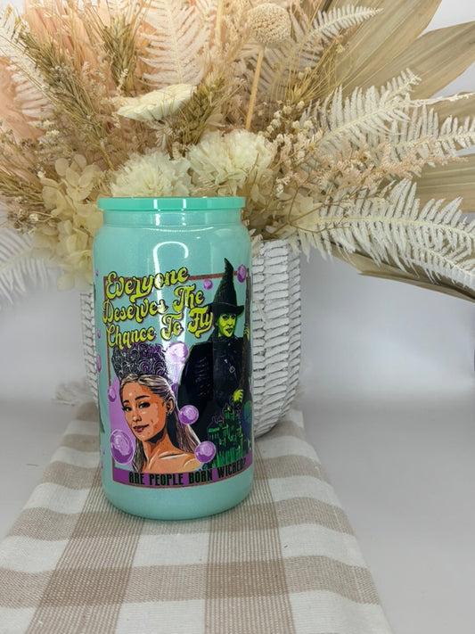 16oz Glass Tumbler | Wicked