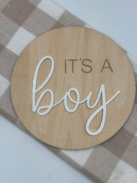 It's a Boy Sign