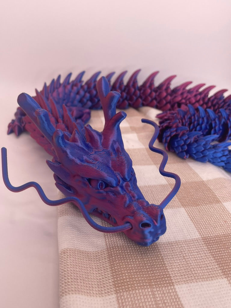 3D Printed | 90cm Dragon | Purple